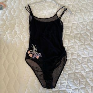 Vince Camuto Black Bodysuit - Size M